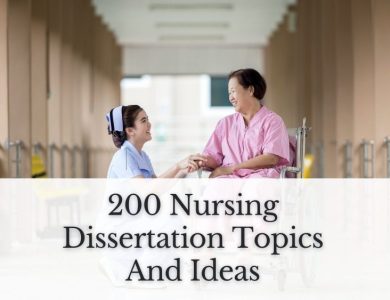 Nursing Dissertation Topic