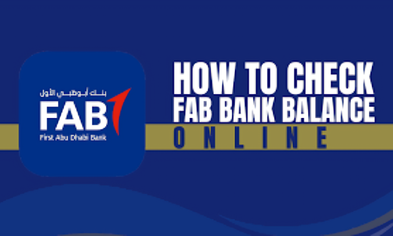 Check Your FAB Bank Balance